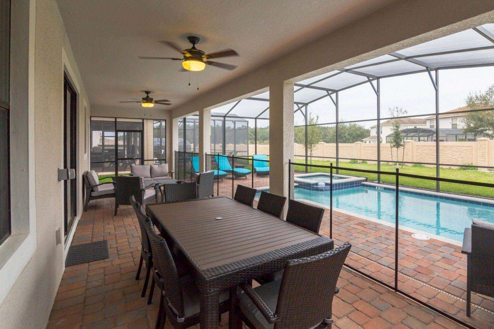 Huge 9 Bedroom 5 Bath Private Pool Home in the renowned Champions Gate